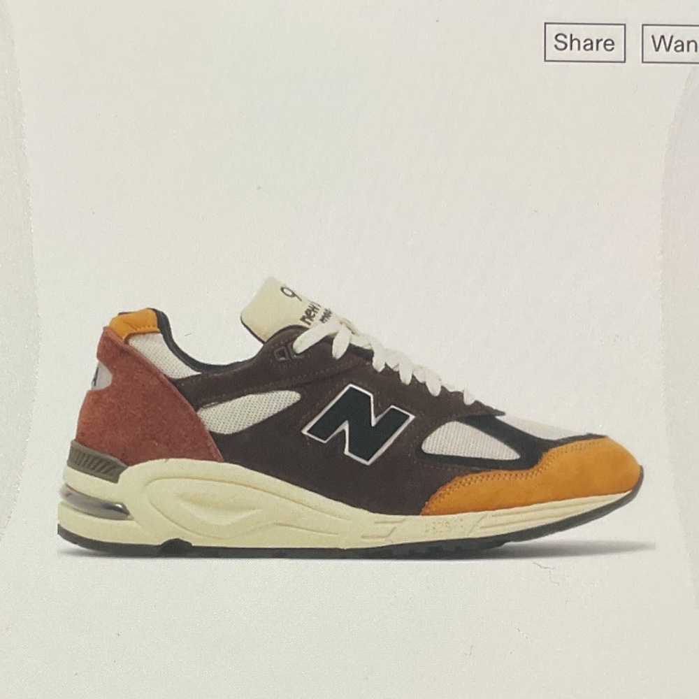 Brand New - New Balance 990s in neutral multi colors - Size M 5